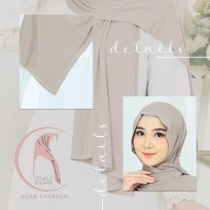 D.ZU Pashmina Dubai Tencel Rayon Cooltech Hijab Airflow Kerudung Modal Shawl Kaos Turkey Jilbab Viscose Arabian Muslim Wanita Bahan Lembut dan Sejuk Premium