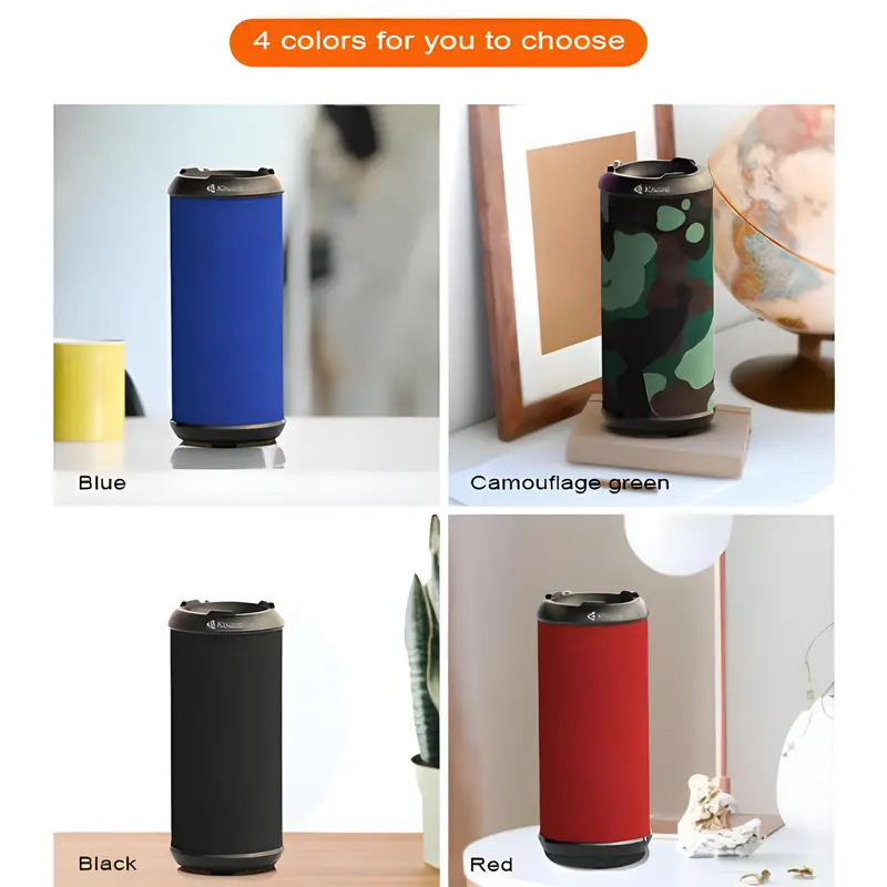 Speaker Bluetooth Super Bass KISONLI Q5S IPX5 TF Card Portable Audio Wireless Tws 5