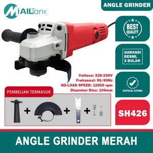 Mailtank SH426 Mesin Gerinda low watt - Angle Grinder potong besi｜Gerinda Tangan Murah | GARANSI 3 BULAN