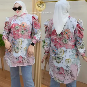 Uni Ara - Atasan Printing ( TIFANNY ) Atasan Premium || atasan Wanita Kekinian