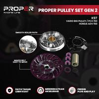 Gambar ROPER RACING LINE MAGIC PULLEY SET K97 VARIO BIG PULLY PCX 150 ADV 150 PROPER RACING LINE dari Proper Racing Line Kota Administrasi Jakarta Utara 1 Tokopedia
