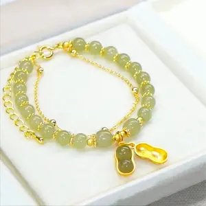 TANTOMI Gelang Wanita Yang Dapat Disesuaikan, Gelang Keberuntungan Multifungsi Terinspirasi Gaya Vintage Dari Jadeite.