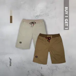 WALRUL – Farres Paket Hemat Celana Chino Pendek Polos Combed Melar Rib Premium