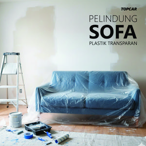 TOPCAR Pelindung Sofa Cover Sarung Selimut Kursi Plastik Anti Debu dan Noda
