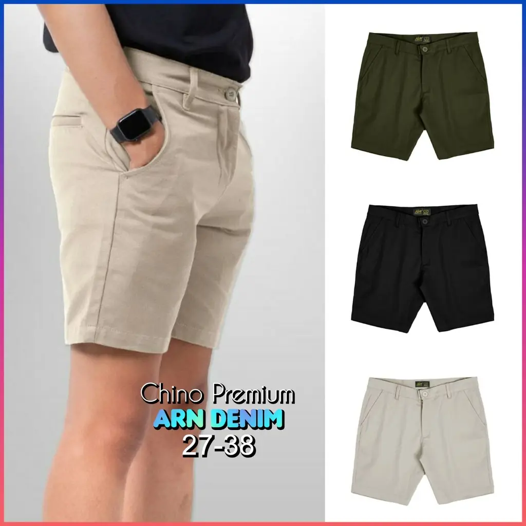 Sazaka Celana Chino Pendek Pria Dewasa Premium Gm456Gratis Ongkir