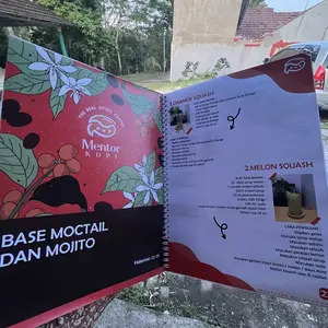 Buku kumpulan resep kopi & nonkopi kekinian Hard Cover Recipes Hard Cover by mentorkopi