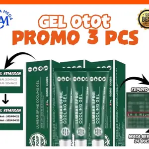 PROMO 3 PCS Untuk ngatasi Segala Nyeri Badan Salep LUMBAR Spine Cooling Gel