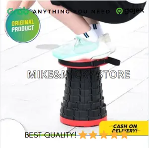 Light & Tough Portable Round Telescopic Stool Chair