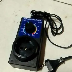 Dimer Dimmer 2000 Watt Ac 220V Alat Pengatur Kecepatan Gerinda Bor Kipas Dinamo