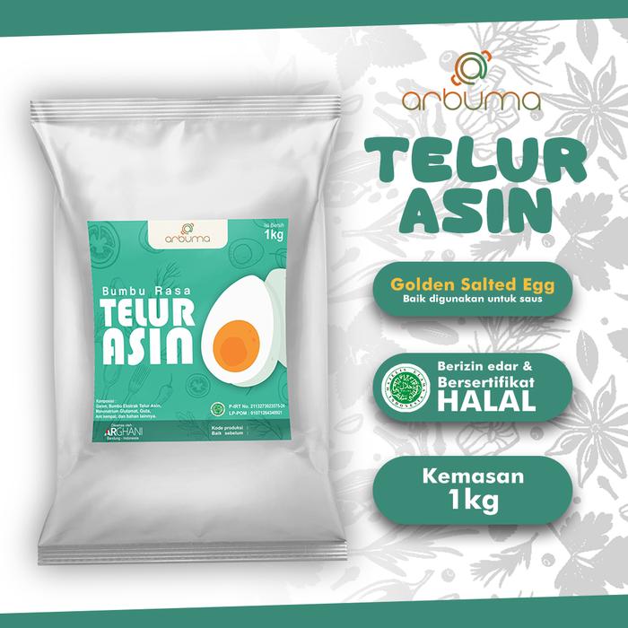 Gambar ARBUMA Seasoning Golden Salted Egg 1 Kg Halal Bumbu Masak Dapur Bubuk Instan Tabur Premium bumbudapur dari Arghani Store ID Kota Bandung Tokopedia