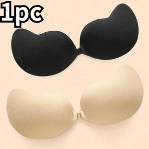 Bra Adhesivo sin Tirantes sin Espalda Invisible con Levantamiento de Senos, Lencería de Silicona Autoadhesiva sin Costuras para Mujeres, Accesorios Reutilizables para Cubrir los Pezones