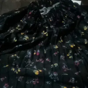 Rok Plisket Anak Bunga Cherry Blossom Usia 3-12 Tahun Rok Motif Trendy untuk Perempuan