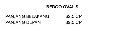 BERGO HAMIDAH SIZE S OVAL PREMIUM AUTHENTIC BERGO HAMIDAH SIZE S OVAL PREMIUM AUTHENTIC