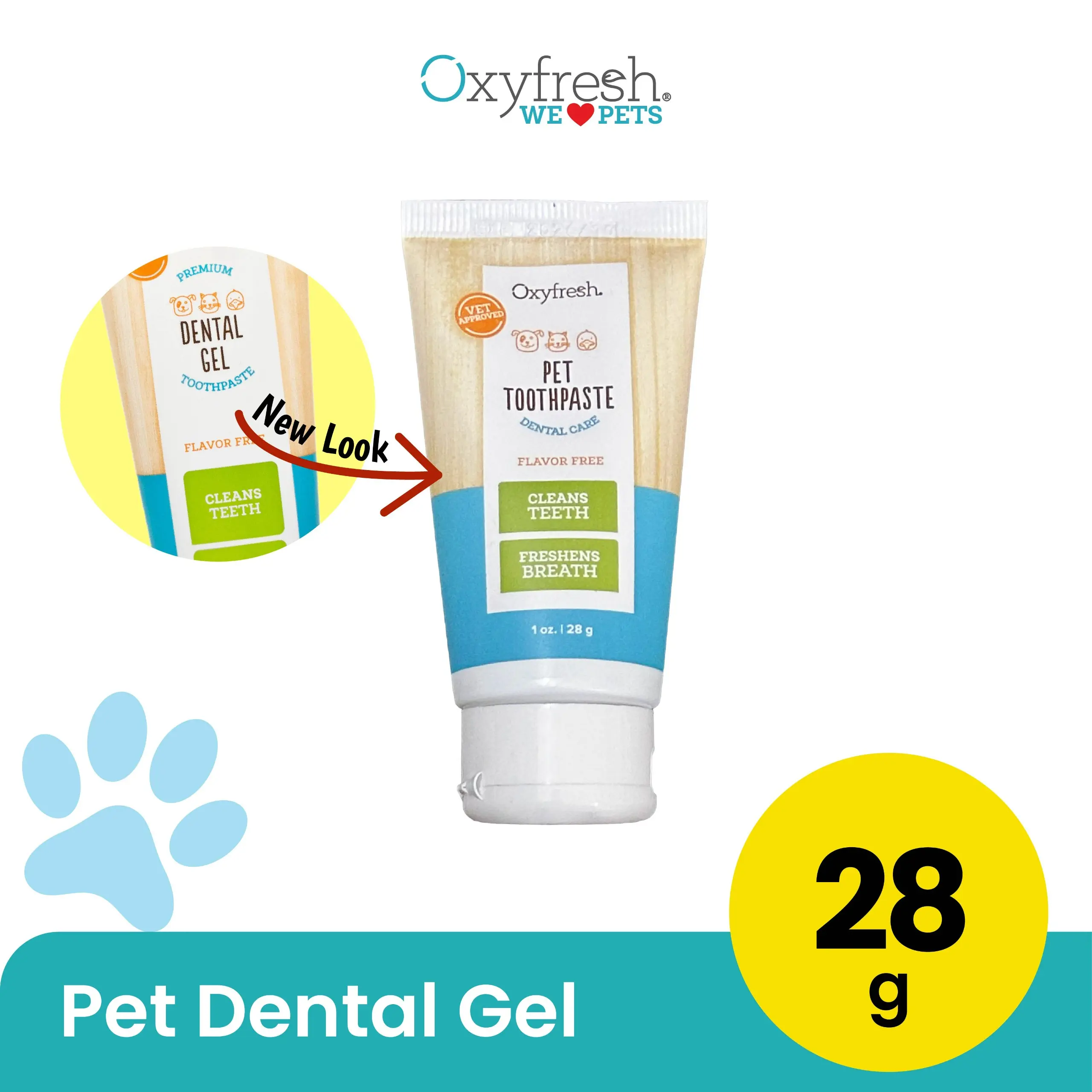 Oxyfresh Pet Dental Gel 28g - Gel Antiseptik Gigi Mulut Hewan