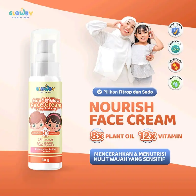 (Glowby) NourishGlow Face Cream For Baby And Kids 0