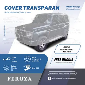 Transparan Cover Mobil Feroza (1989-2002) Waterproof Pelindung Mobil