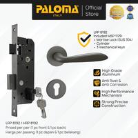 Gambar PALOMA Gagang Pintu Door Handle Pintu Roses Lever Engkol Pisah Misah Paket Kunci Pintu Lockset Lock Set Complete Komplit Superalum Lite Chrome Silver Grey Abu HRP LRP 8192 - Hanya Handle dari PALOMA Official Kota Administrasi Jakarta Timur 1 Tokopedia