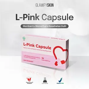 L-Pink Capsule Glawfyskin | Capsule Kesehatan Kulit | Membantu memelihara kesehatan kulit | BPOM