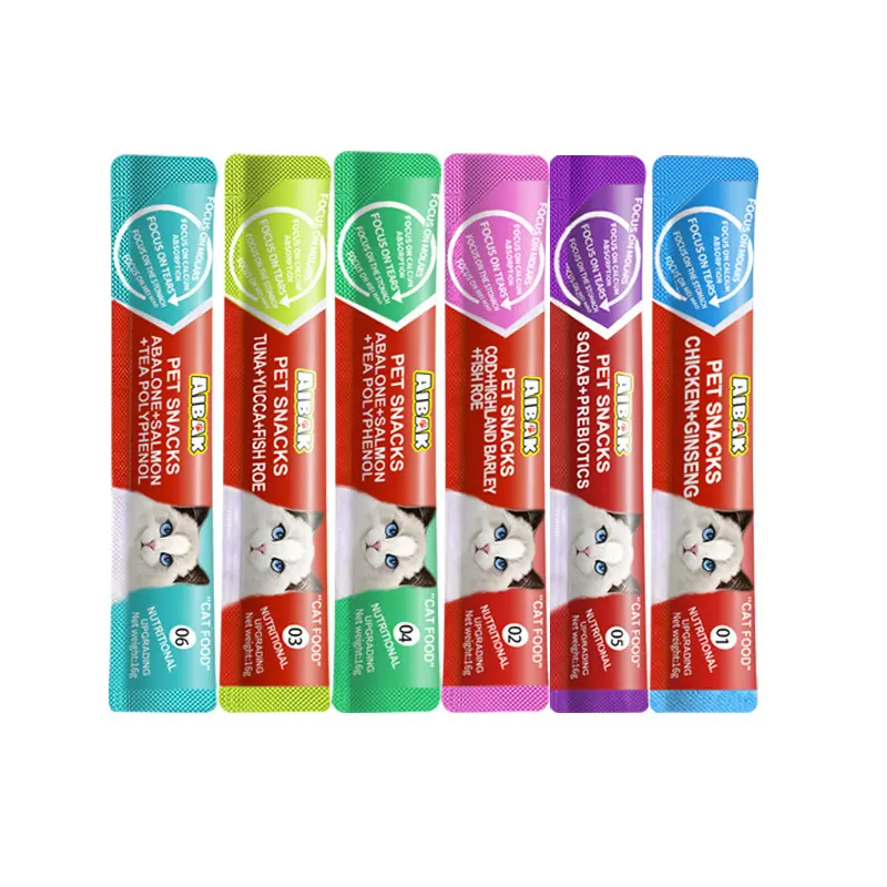 Cemilan Kucing Snack Kucing 16g Makanan Kucing Cat Food Adult Kitten Aibak Cat Strips