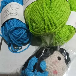 PART 1 : [25gram] Benang Rajut Katun Susu 4 Ply / Small PLY Milk Cotton / Cotton Yarn Milk 4ply 25gram
