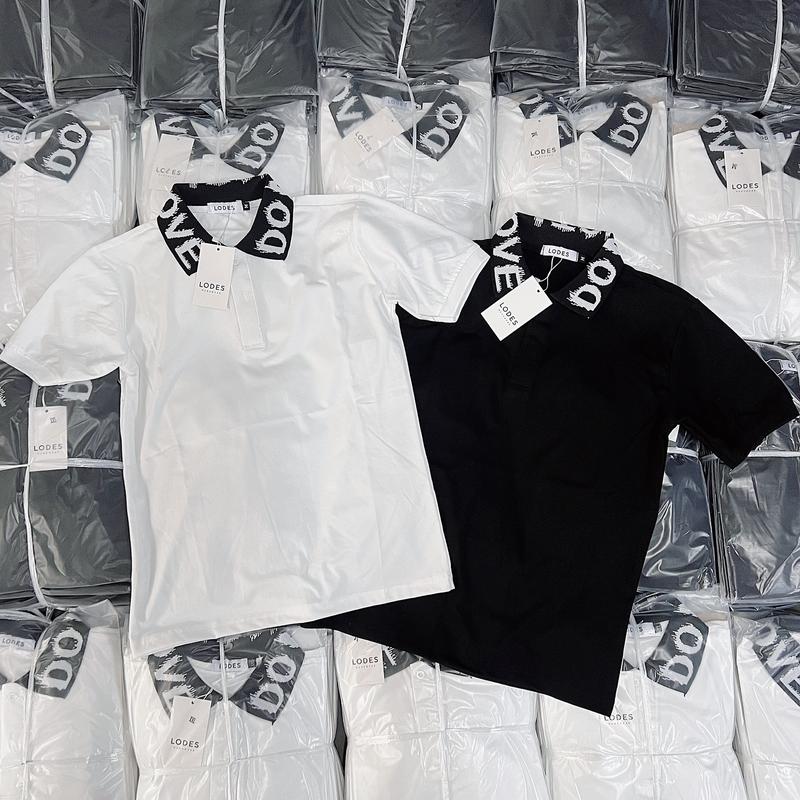 Áo thun polo nam cổ dệt tay ngắn chất cotton co giãn thoáng mát cao cấp-BUNZ STORE Menswear Có Cổ Ngắn Tay Cộc Tay Shirt