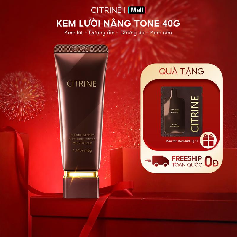  Kem Lười CITRINE  40g  - Che phủ Lót nền Nâng tone Dưỡng ẩm 
