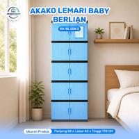 Gambar AKAKO - LEMARI PAKAIAN ANAK PLASTIK AKAKO BABY "BERLIAN" SUSUN  5 /KODE: BA-BL - PAKAI KACA dari AKAKOOFFICIALSHOP Kota Tangerang 1 Tokopedia
