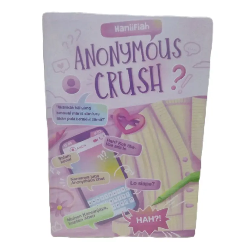 NOVEL ANONYMOUS CRUCH -HANIFIAH(BOOKPAPER) novell 0