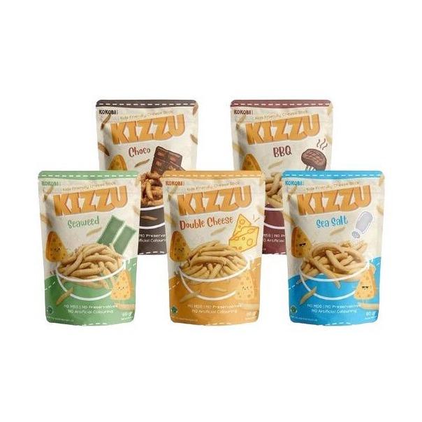 Kokobi Kizzu Cheese Stick Telur Gabus NO MSG 60gr 1thn+ 0