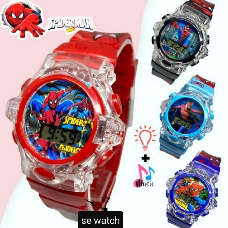 xmarion TERBARU....Jam Tangan Anak Cowok Ada Lampu dan Music melody 6