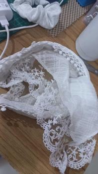Product Review of Town Shell - Bando Raw Lace Korean Head Band / Bandana Kain / Bando Kekinian / scarf from R**a 0