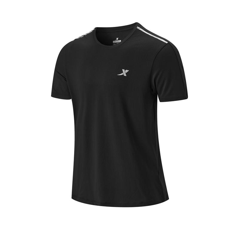 Product Introduction of 878229010132 XTEP Men Short Sleeve Knitted Sweater Quick Drying Round Neck Comfortable Leisure 25