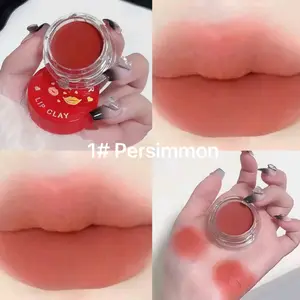 YOO Tiger Non Sticky Matte Lip Clay Tahan Lama Lipstik Clay Matte Long Lasting Velvet Matte Lip Clay Non-sticky Mud