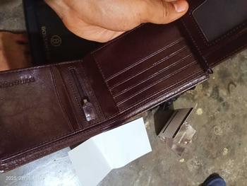 Product Review of BOSTANTEN Dompet Pria Koin Ritsleting Kulit PU Tiga Kali Lipat Hitam/Coklat/Kopi from a**7 3