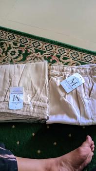 Product Review of Celana Kulot Cargo Highwaist Wanita Kekinian Zyta Full Karet ada Tali Serut Twill Combad from i**h 1