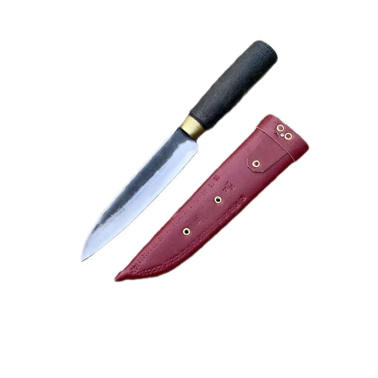 Pisau merah untuk seset daging seset kulit terbuat dari baja hss Kitchenware