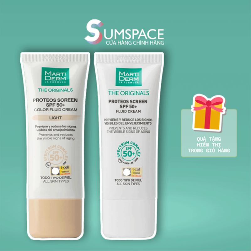 [SUM SPACE] [CÔNG TY] Kem Chống Nắng Sunscreen MartiDerm The Originals Proteos Screen SPF50+ Fluid Cream - 40ml