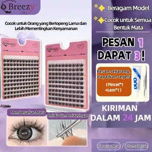 Breezy Bulu Mata Wanita Untuk Pemula Mudah Dipakai Cocok Semua Acara Langsung Bikin Mata Lebih Besar Beli 1 Dapat 3 Lebih Hemat Lem Tahan Lama Bulumata Eyelash Wajah