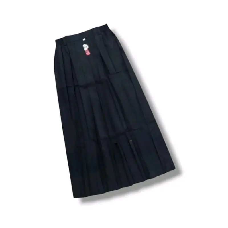 Rok Panjang SD MI Anak Perempuan Rok Rempel Warna Merah Putih Coklat Hijau dan Hitam Fashion 4