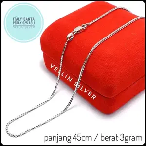 Kalung Perak 925 Model Itali Santa Silver 925