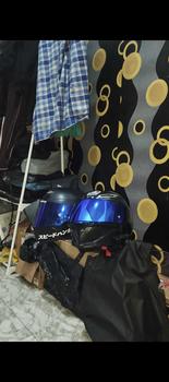 Product Review of Kaca Revo Iridium Visor Lens AGV K3SV K1 K5 K5S AGV Helm Visor Lens helmet motorcycle Sepeda from a**y 1