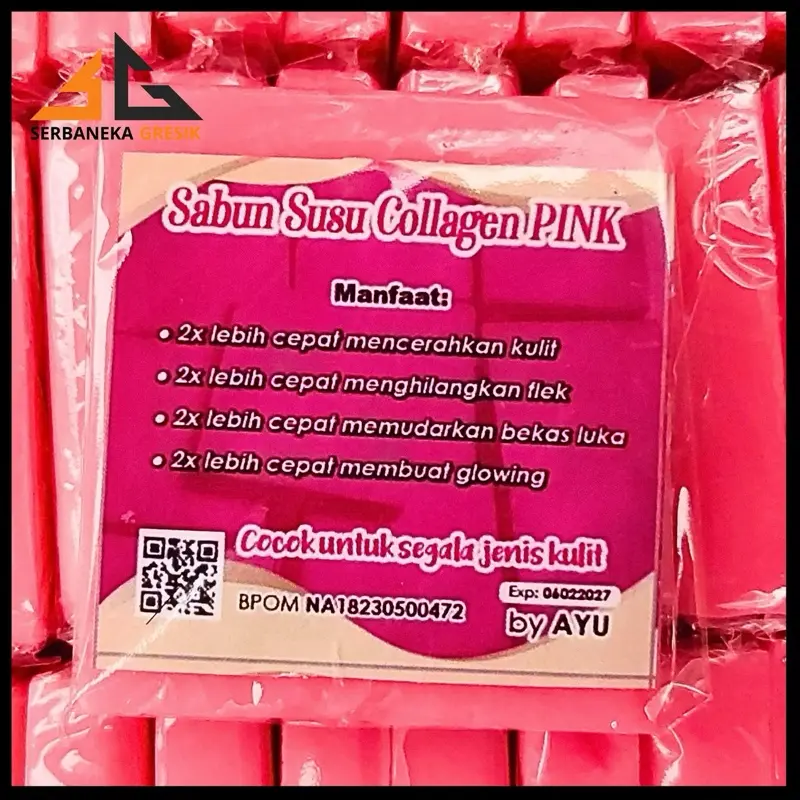 Dapat 1 LUSIN / 12 pcs Sabun Susu Collagen by Ayu / Sabun Mencerahkan dan Memutihkan Kulit 1