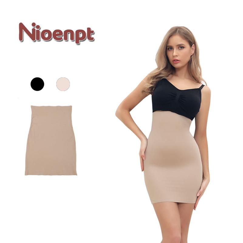 Váy Nửa Trượt, Dành Cho Phụ Nữ, Định Hình, Cạp Cao, Váy Lót, Dụng Cụ Định Hình Cơ Thể, Nâng Mông Women Kem 0