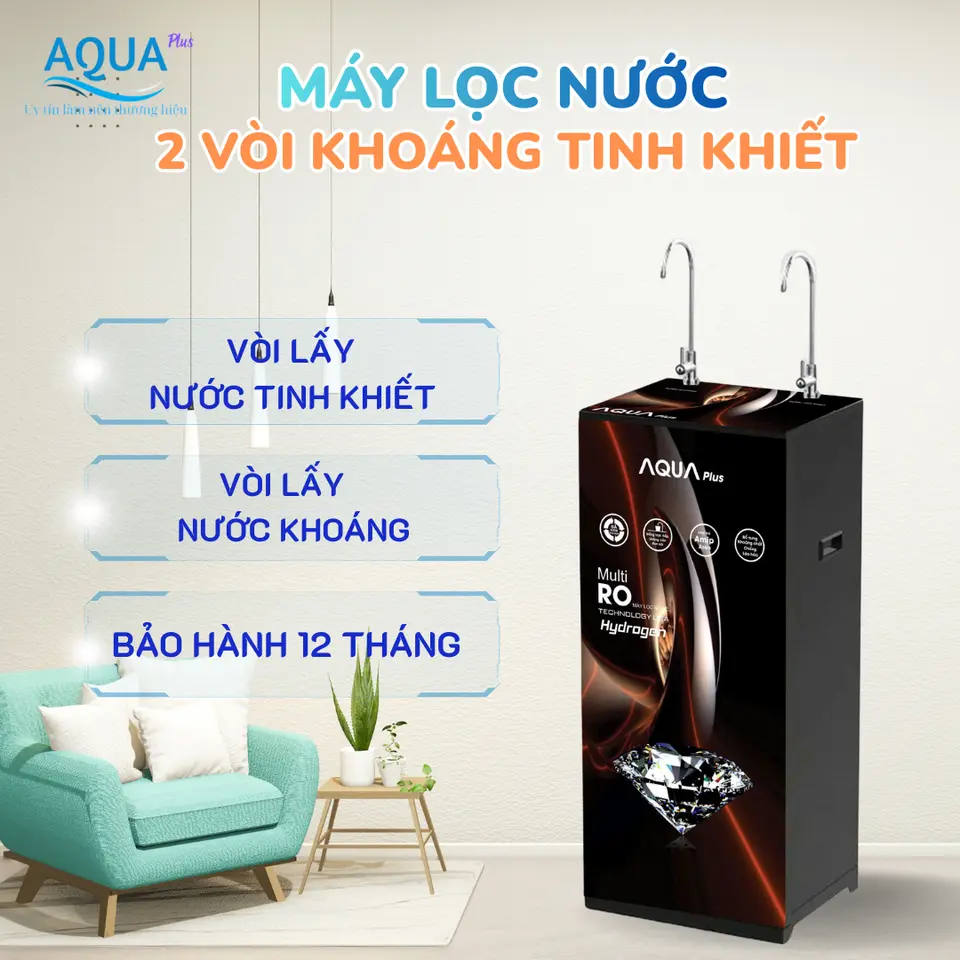 Máy Lọc Nước RO AQUA PLUS Có Vỏ Tủ 2 Vòi 4-11 Cấp Lọc, (Nước uống và nấu ăn - không có chức năng nóng lạnh) 5.0 21 đánh giá Đã bán 76