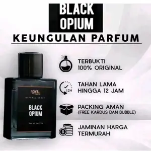 ￼Parfum Royal black opium 35 ml eau de parfume / parfum pria wangi tahan lama Perfume