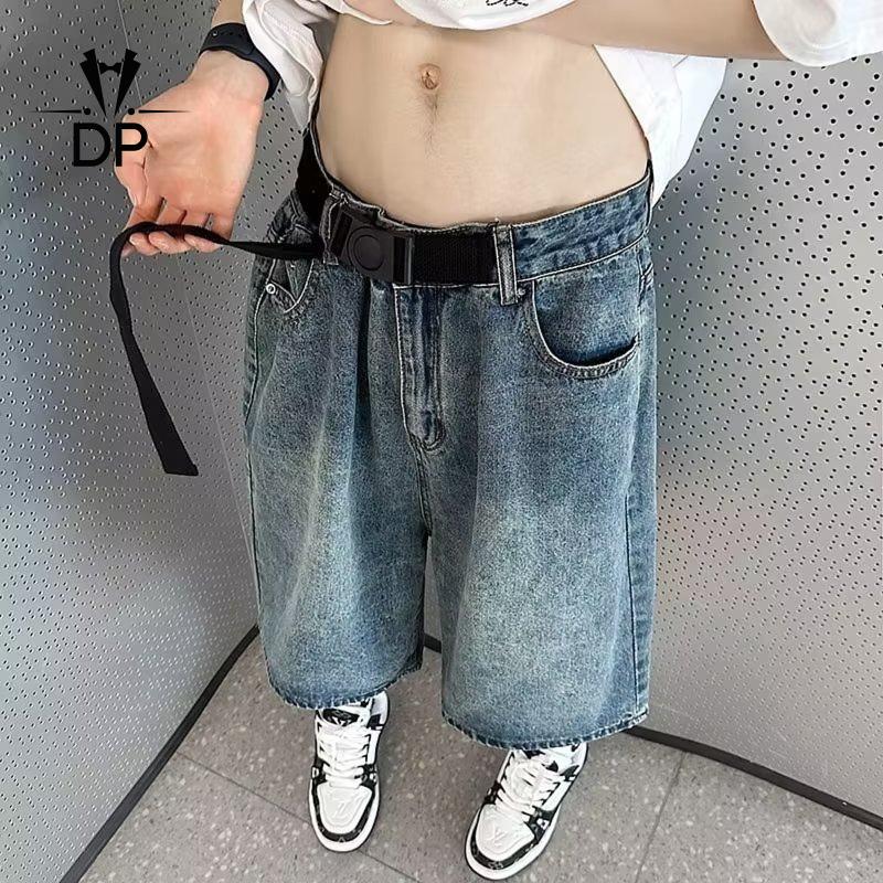 Product Introduction of New Korean fashion men denim shorts young men jeans shorts high grade linen male jeans shorts 28