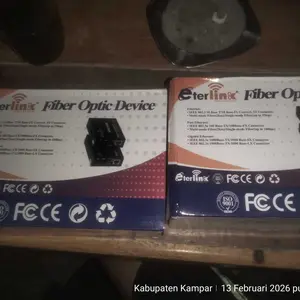 Eterlink HTB-3100 A+B 1 SET Fiber Optic Media Converter Netlink10/100Mbps RJ45 Single Mode 25KM HTB Sepaang A dan B Media Converter HTB3100 htb  satu  pasang