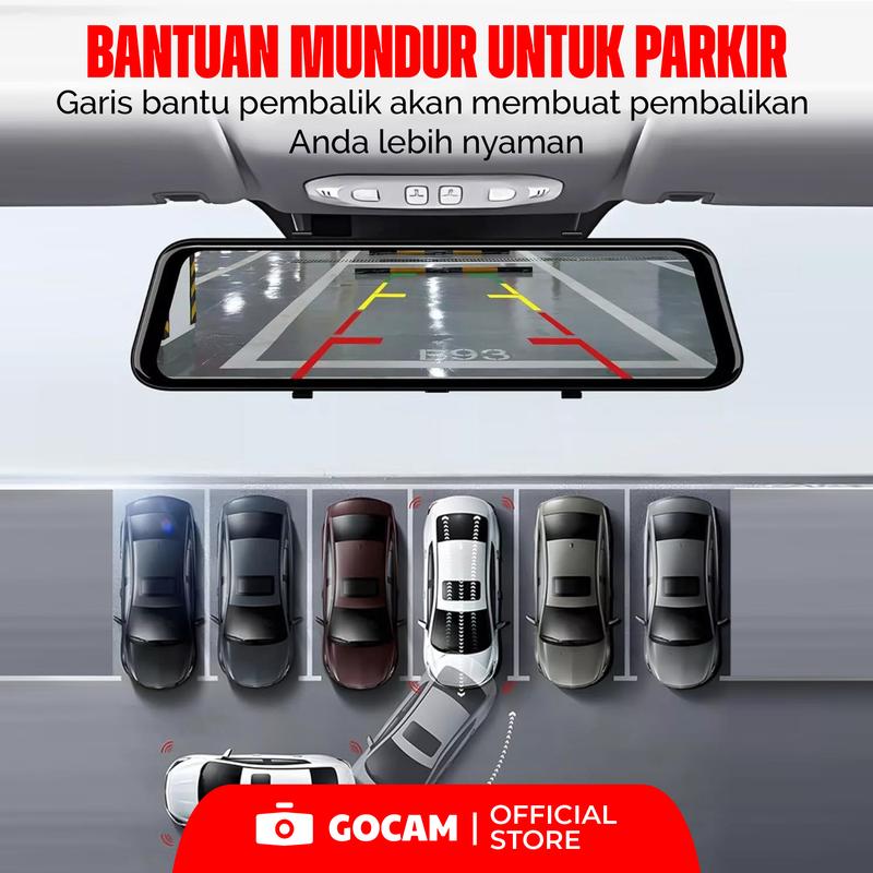 [COD] T99 PRO WIFI Connect Dashcam Mobil 2K + 1080p Resolution 9.6 Inch Layar Sentuh Full Screen IPS Night Vision Dual Lens Perekaman Loop 24 jam Car Kabel 5