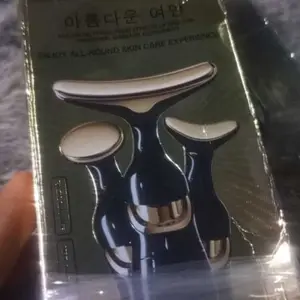 CID 3in1 Electric Face Massage Alat Pijat Wajah Leher Alat Perawatan Wajah Kecantikan Beauty Tools Dilengkapi dengan Baterai Facial Elektrik