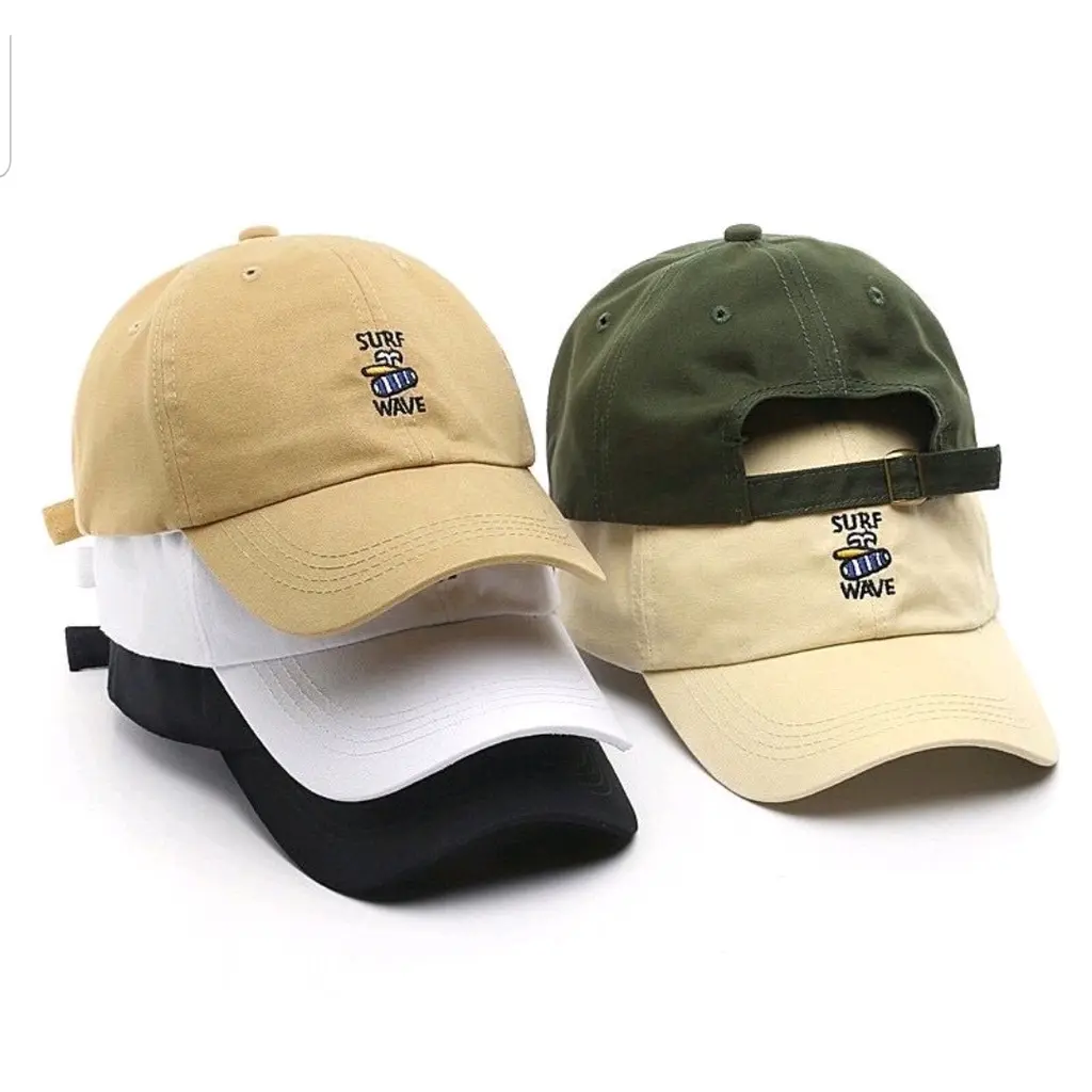 Topi Baseball Bordir Surf Wave Ring Besi Kualitas Premium
